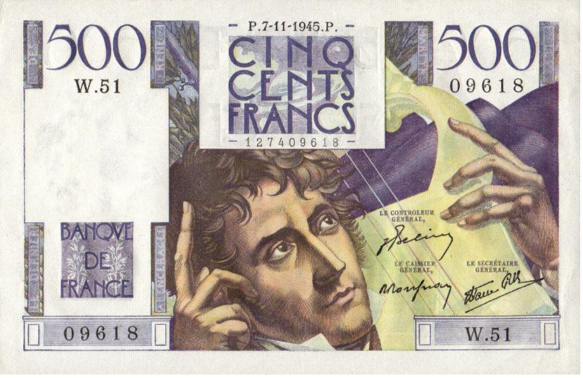 500 francs Chateaubriand
