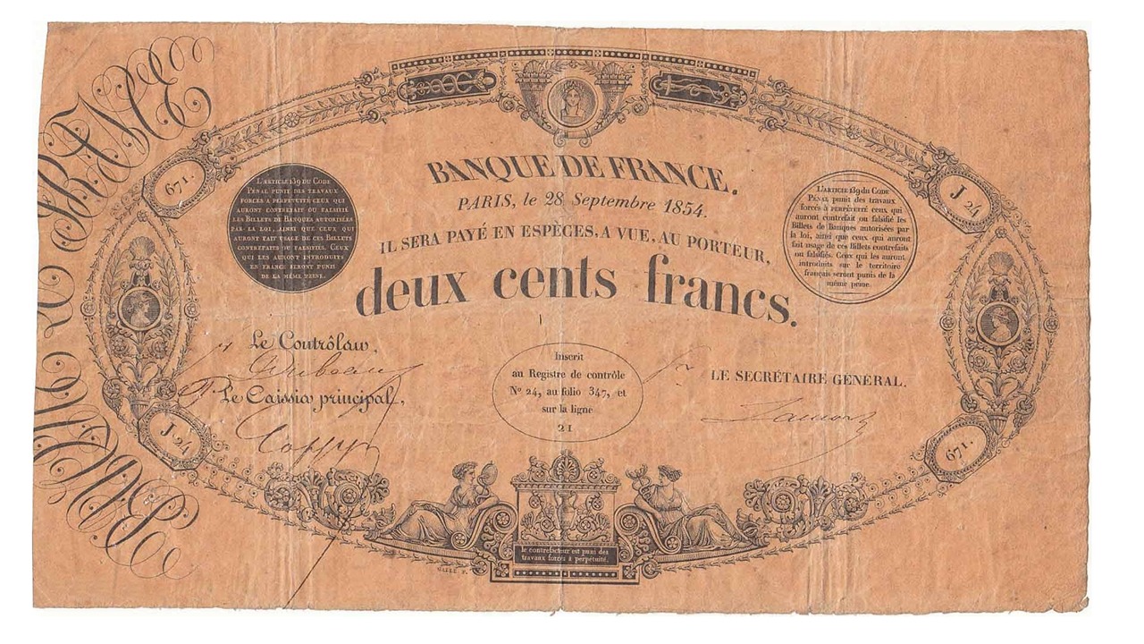billet de 200 francs